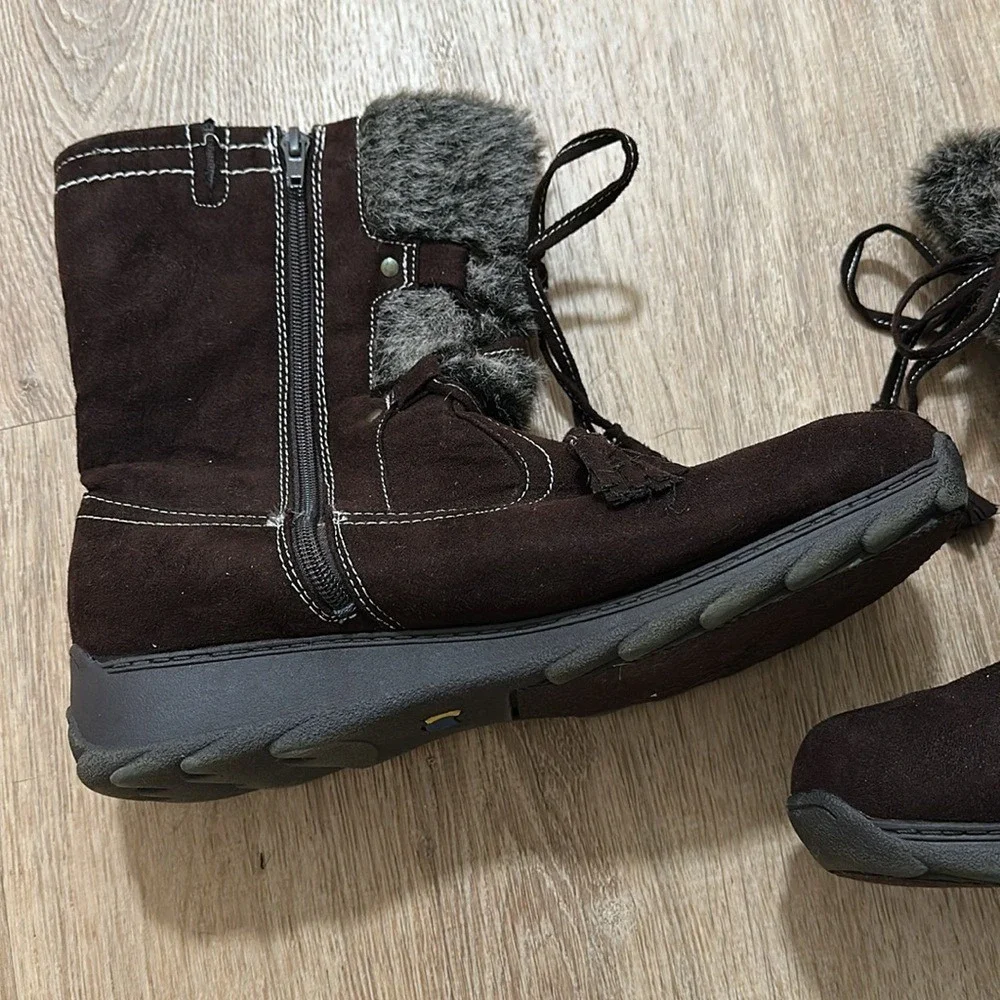 CLOUDWALKERS | Lori Suede Fur Lined‎ Winter Boots